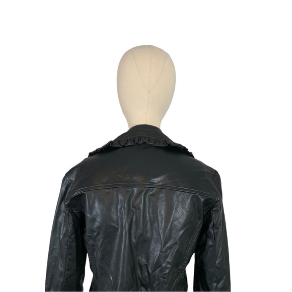 Catherine Malandrino Faux Leather Jacket Size Medium - Picture 7 of 13
